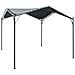 Gazebo Padiglione Tenda Tettoia 3x3 M Acciaio Antracite - Foto miniatura 1