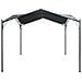Gazebo Padiglione Tenda Tettoia 3x3 M Acciaio Antracite - Foto miniatura 5