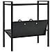 Scaffale Libri 2 Ripiani Nero 52x28x59 cm Legno Multistrato - Foto miniatura 5