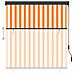 Tenda A Rullo Per Esterni 140x250 Cm Bianco E Arancione - Foto miniatura 3