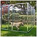 Box Per Cani Singolo Da Esterno Recinzione In Rete Zincatura Elettrolitica Dimensioni 300 X 200 X H 180 Cm - Foto miniatura 4