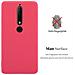 Custodia Compatibile Con Nokia 6 2018 / Nokia 6.1 In Candy Rosso - Coperchio Protettivo In Silicone Tpu Flessibile - Foto miniatura 2