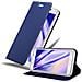 Custodia Compatibile Con Samsung Galaxy Note 5 In Classy Blu Scuro - Coperchio Protettiva Con Chiusura Magnetica, Funzione Stand E Tasca Per Le Carte - Foto miniatura 1
