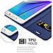 Custodia Compatibile Con Samsung Galaxy Note 5 In Classy Blu Scuro - Coperchio Protettiva Con Chiusura Magnetica, Funzione Stand E Tasca Per Le Carte - Foto miniatura 5