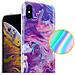Cadorabo Custodia Compatibile Con Apple Iphone Xs Max In Marmo Rosa Viola No. 19 - Coperchio Protettivo In Silicone Tpu Con Motivo A Mosaico - Foto miniatura 3