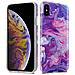 Cadorabo Custodia Compatibile Con Apple Iphone Xs Max In Marmo Rosa Viola No. 19 - Coperchio Protettivo In Silicone Tpu Con Motivo A Mosaico - Foto miniatura 6