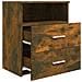 Comodino Rovere Fumo 50x32x60 Cm - Foto miniatura 6