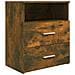 Comodino Rovere Fumo 50x32x60 Cm - Foto miniatura 1