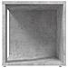 Tavolino Grigio Cemento 33x33x34,5 cm in Truciolato - Foto miniatura 6