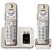 Telefono Cordless Panasonic A Tasti Grandi Con Ab Kx-tge262gn Duo - Champagne - Foto miniatura 1