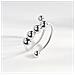 Confezione Da 3 Anelli Antistress Rame Regolabili Silver - Foto miniatura 5