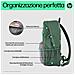 CAMPUS GREEN BACKPACK PATRICK - Foto miniatura 10