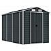 Capanno da Giardino Antracite 191x300x198 cm in Acciaio Zincato - Foto miniatura 2