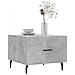 Tavolini Salotto 2pz Grigio Cemento 50x50x40 Legno Multistrato - Foto miniatura 3