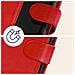 Custodia Per Xiaomi 13t E 13t Pro Copertina Portacarte Funzione Supporto Rossa - Foto miniatura 2