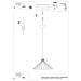 Sollux Lighting Lampada A Sospensione Eda Sl.1186 - Industriale Lampade A Sospensione Nero 86x40x40 Cm - Foto miniatura 6