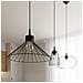 Sollux Lighting Lampada A Sospensione Eda Sl.1186 - Industriale Lampade A Sospensione Nero 86x40x40 Cm - Foto miniatura 7