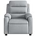 Poltrona Reclinabile In Tessuto Grigio Chiaro - Foto miniatura 2
