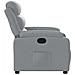 Poltrona Reclinabile In Tessuto Grigio Chiaro - Foto miniatura 5