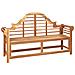 Panca Da Giardino Legno Di Acacia Chiaro Marlboro - Foto miniatura 4
