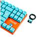 Tastiera USB DBPCKEYGO  (Layout QWERTY) Colore Blu, Arancione - Foto miniatura 5