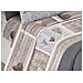 Completo Lenzuola Linea Pensieri Delicati 100% Cotone Disegno Shabby Love Singolo Beige - Foto miniatura 5