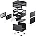 N3 computer case Mini Tower Nero - Foto miniatura 9