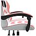 Sedia da Gaming Bianco e Rosa in Similpelle - Foto miniatura 2