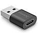 00200357 Adattatore Per Inversione Del Genere Dei Cavi Usb-a Usb-c Nero (Usb-3.2 Gen 2 Adapter Usb-a Male To U - Foto miniatura 1