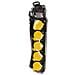 LPS255 prolunghe e multiple 1,5 m 5 presa (e) AC Esterno Nero, Giallo - Foto miniatura 7