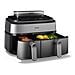 Friggitrice ad Aria NA555/00 Airfryer Serie 5000 con Doppio Cestello 9L e Cottura a Vapore Argento - Foto miniatura 4