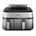 Friggitrice ad Aria NA555/00 Airfryer Serie 5000 con Doppio Cestello 9L e Cottura a Vapore Argento - Foto miniatura 5
