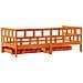 Divano Letto con Cassetti senza Materasso 90x200 cm Legno - Foto miniatura 8
