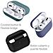 Custodia In Silicone Per Base Di Ricarica Airpods Pro 6x2x4 Cm. Colore Bianco - Foto miniatura 2