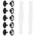 Cinturini Posteriori In Pvc Nero Per Zoccoli - Antiscivolo White 40 - Foto miniatura 4