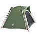 Tenda Campeggio 4 Persone Verde Rilascio Rapido Impermeabile - Foto miniatura 6