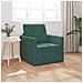 Divano Letto 2-in-1 Verde Scuro 74x77x81 cm in Velluto - Foto miniatura 2