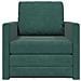 Divano Letto 2-in-1 Verde Scuro 74x77x81 cm in Velluto - Foto miniatura 5