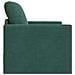 Divano Letto 2-in-1 Verde Scuro 74x77x81 cm in Velluto - Foto miniatura 6
