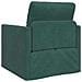 Divano Letto 2-in-1 Verde Scuro 74x77x81 cm in Velluto - Foto miniatura 7