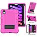 Custodia Per Ipad Mini 6 8.3"" Con Supporto E Alloggiamento Per Stilo Rosa - Foto miniatura 4