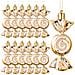 Mini Ornamenti Natalizi A Forma Di Caramella - Set Da 6, Decorazioni Festive Da Appendere All'albero Champagne - Foto miniatura 1