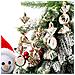 Mini Ornamenti Natalizi A Forma Di Caramella - Set Da 6, Decorazioni Festive Da Appendere All'albero Champagne - Foto miniatura 7