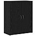 Armadio Ufficio Rovere Nero 60x32x77.5 cm Legno Ingegnerizzato - Foto miniatura 1