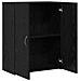 Armadio Ufficio Rovere Nero 60x32x77.5 cm Legno Ingegnerizzato - Foto miniatura 5