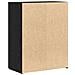 Armadio Ufficio Rovere Nero 60x32x77.5 cm Legno Ingegnerizzato - Foto miniatura 8
