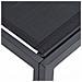 Set Divano da Giardino con cuscino 9 pcs Nero Alluminio - Foto miniatura 5