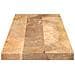 Piano per Tavolo 120x40x3,8cm Rettangolare Legno Massello Mango - Foto miniatura 4