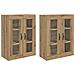 Armadi da Parete 2 pcs Rovere artigianale 69,5 x 34 x 90 cm - Foto miniatura 1