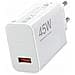 Carica Batterie Rapido 45W (Type-A) White (Bulk) - Foto miniatura 1